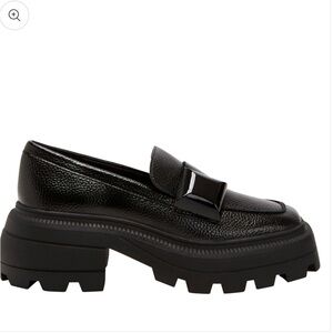 Katy Perry Collections Glossy Black Loafers